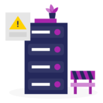 An image of a website hosting server.